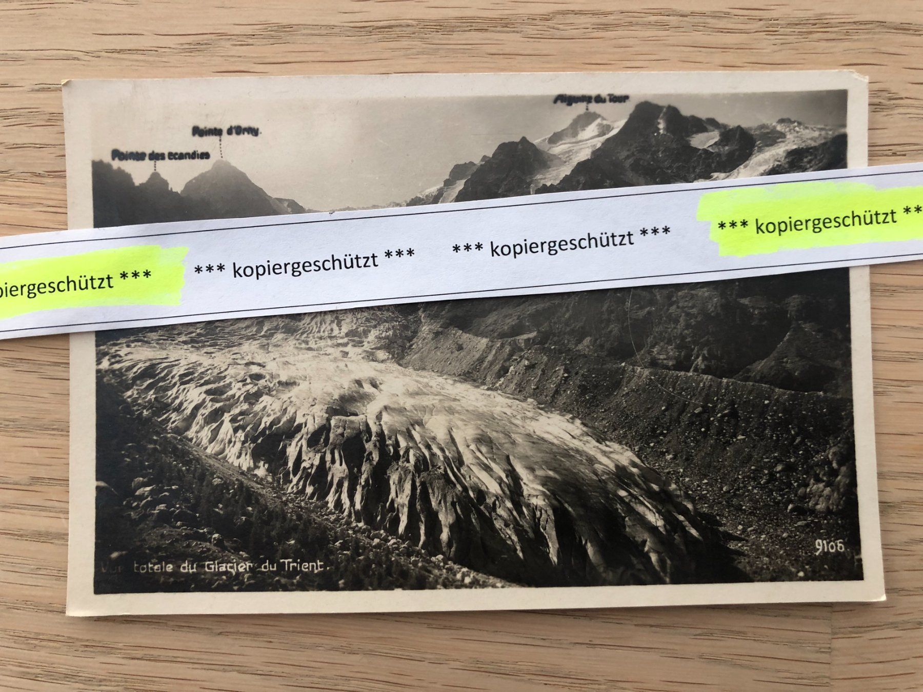 Cartoline postali: Trient Gletscher alt AK – Usato da Hefenhofen venduto da Bierinder