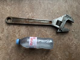 Clé à molette 18 pouce 450mm acier forgé état d'usage