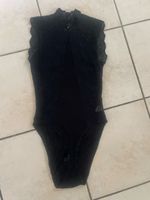 Body mit Spitze Gr. 40 schwarz TopZustand