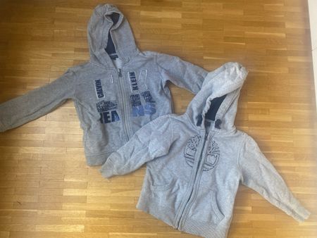 Lot 2 sweat-shirt. Timberland Calvin Klein. T.3-4