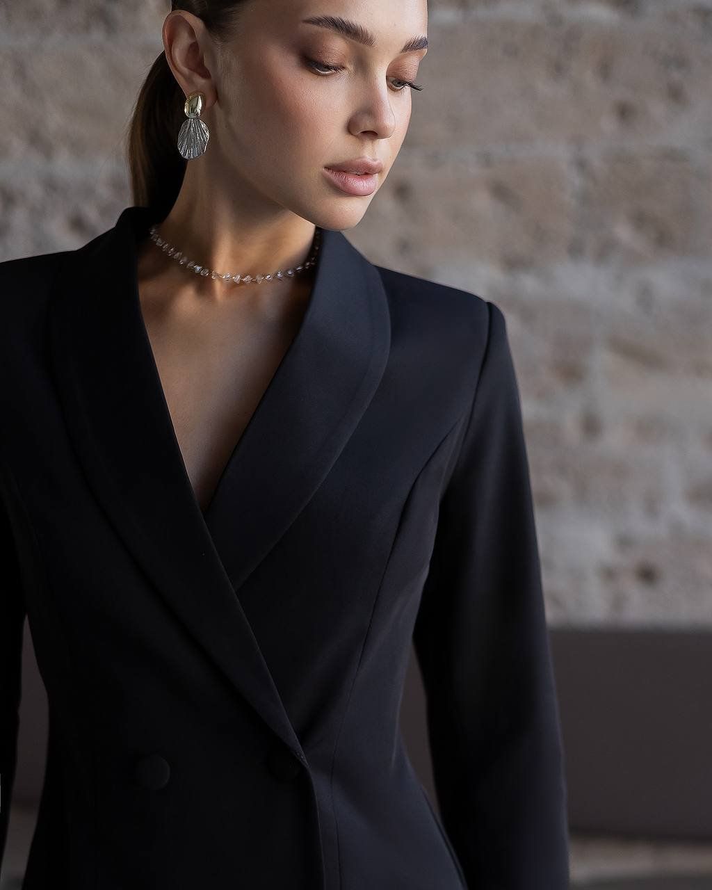 Vestiti: Black Long Blazer Jacket Dress Size: S New – Nuovo e nell'imballaggio originale da Zürich venduto da Ms.Me-Fashion 1