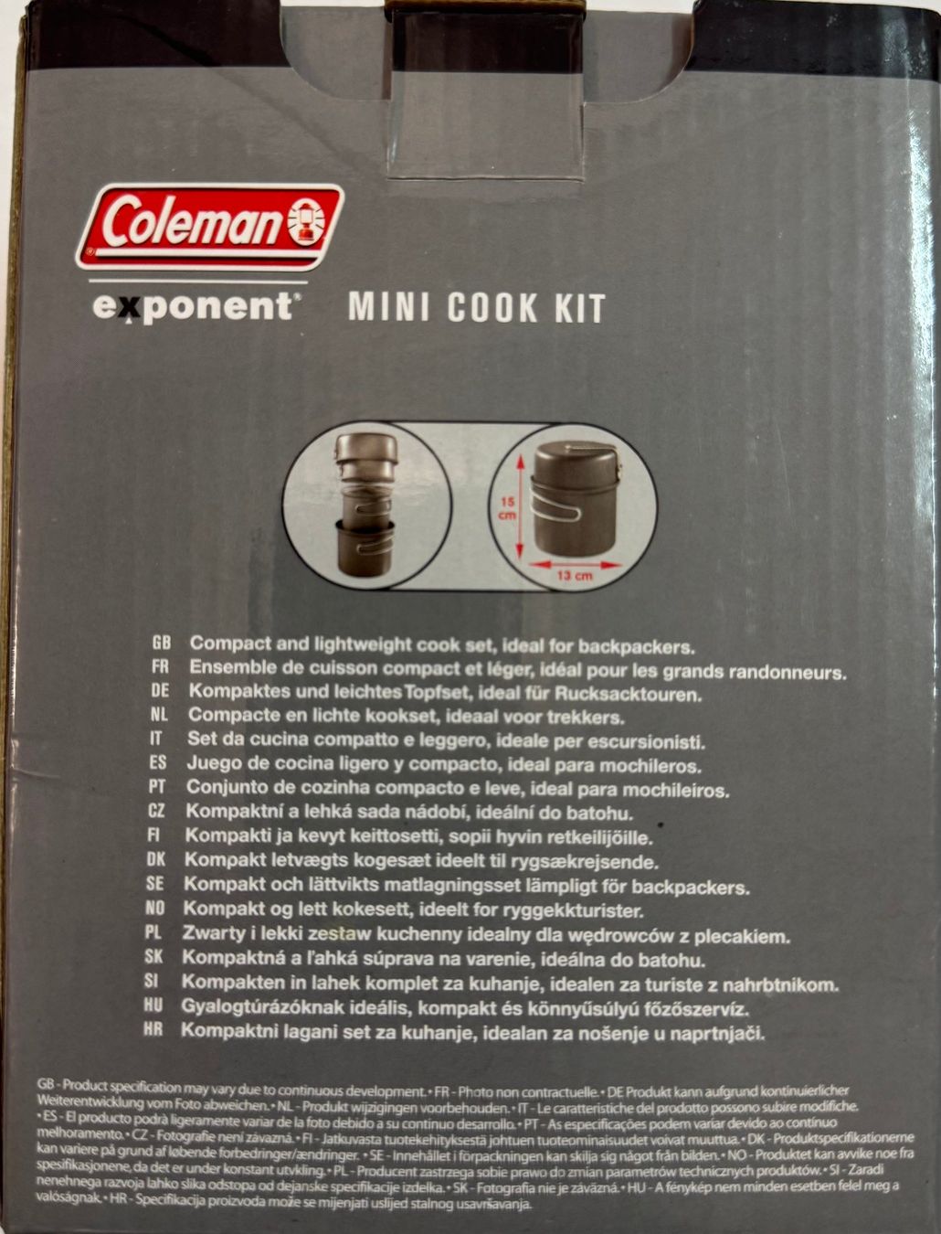 Set di piatti: Trekking-Geschirr, 4-teilig (Aluminium) – Nuovo e nell'imballaggio originale da Wil SG venduto da Midaco 3