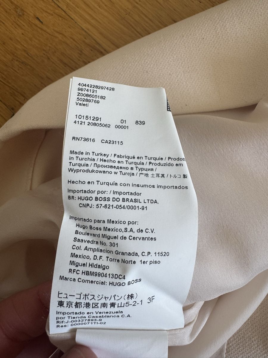 Hugo Boss Gonne: HUGO BOSS Elegante Bleistiftrock, hellrosa, Grösse 36 – Usato da Zürich venduto da Chanelle07 4