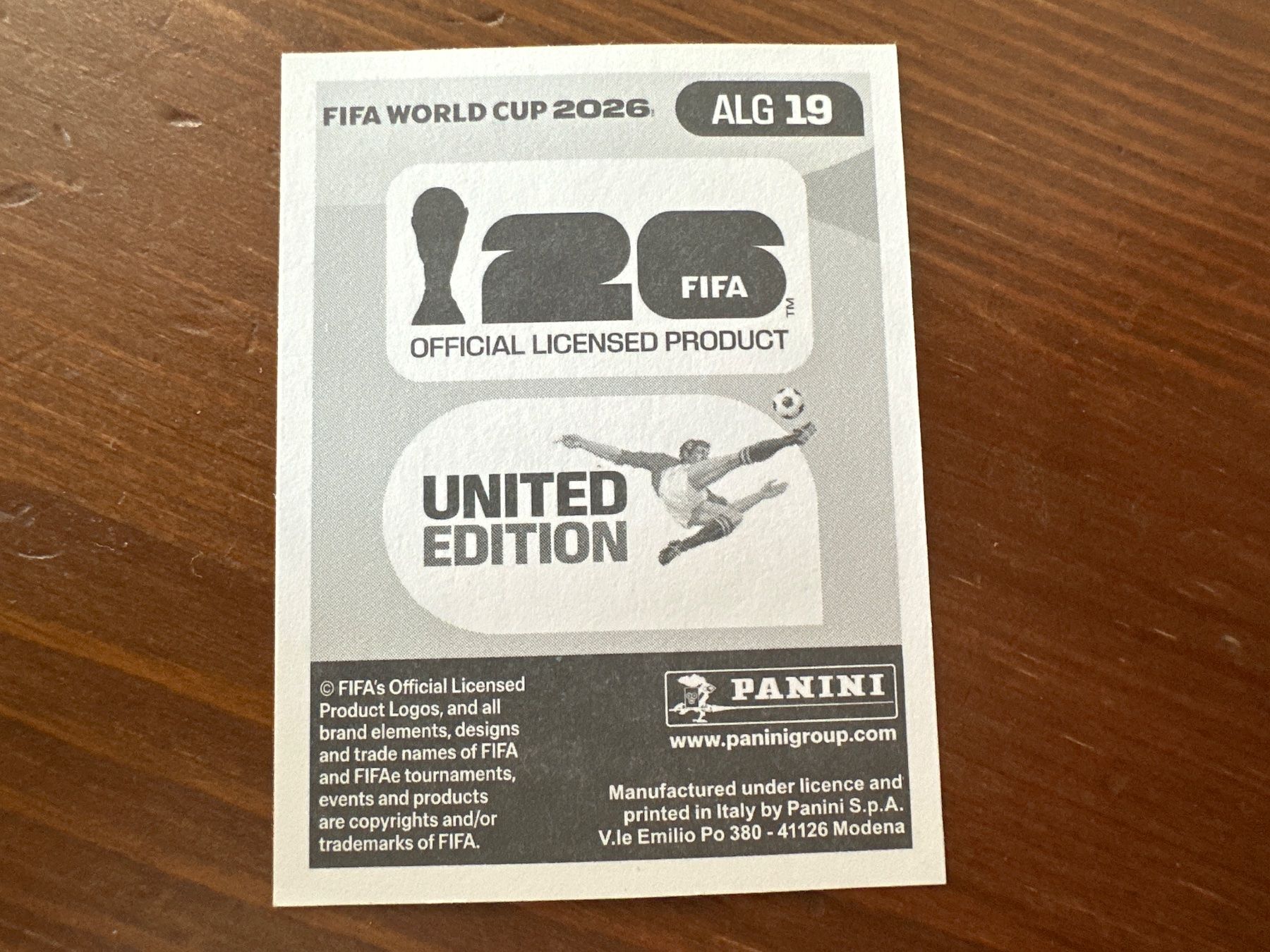 Panini Cartes à collectionner: Panini ALG 19 FIFA World Cup 2026 – Neuf avec emballage d'origine à Würenlos par gtvlady_82 1