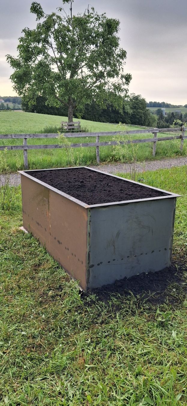 Vasi per fiori: Hochbeet aus Stahlblech mit Flachstahlrand – Nuovo (secondo la descrizione) da Schenkon venduto da Stone007 1