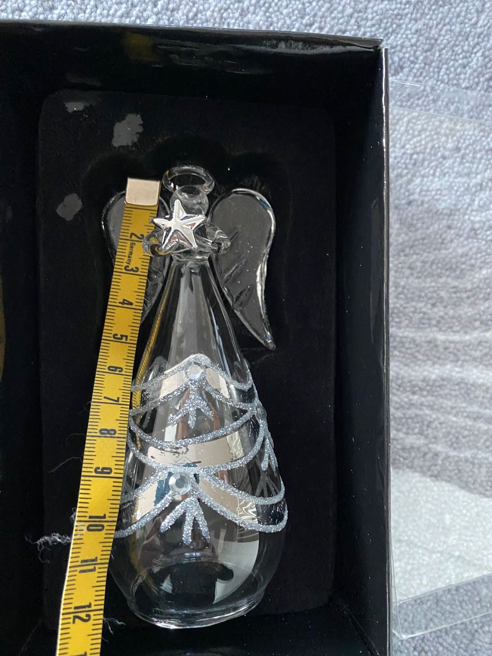 Statuette: 2x Glasengel Engel Goldbach – Usato da Einsiedeln venduto da PaedeK84 3