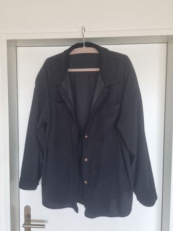 Hemd Cord schwarz Grösse 44-46