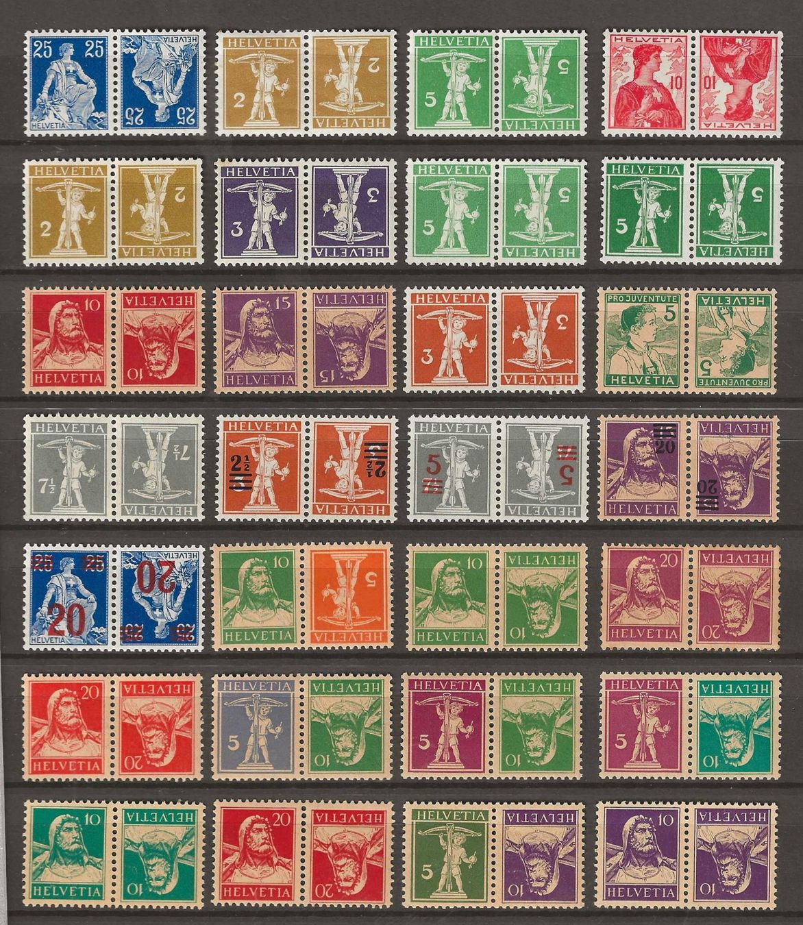 Alle Briefmarken: Top Sammlung postfrische Kehrdrucke ** - KP 1390.-- – Neu (gemäss Beschreibung) aus Gümligen von Geniusbuy