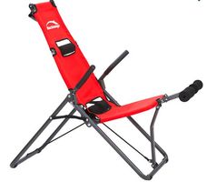 Fauteuil anti-gravité Backlounge rouge pliable bon état