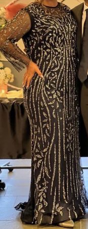 Elegantes Abendkleid / Ballkleid, Grösse 44