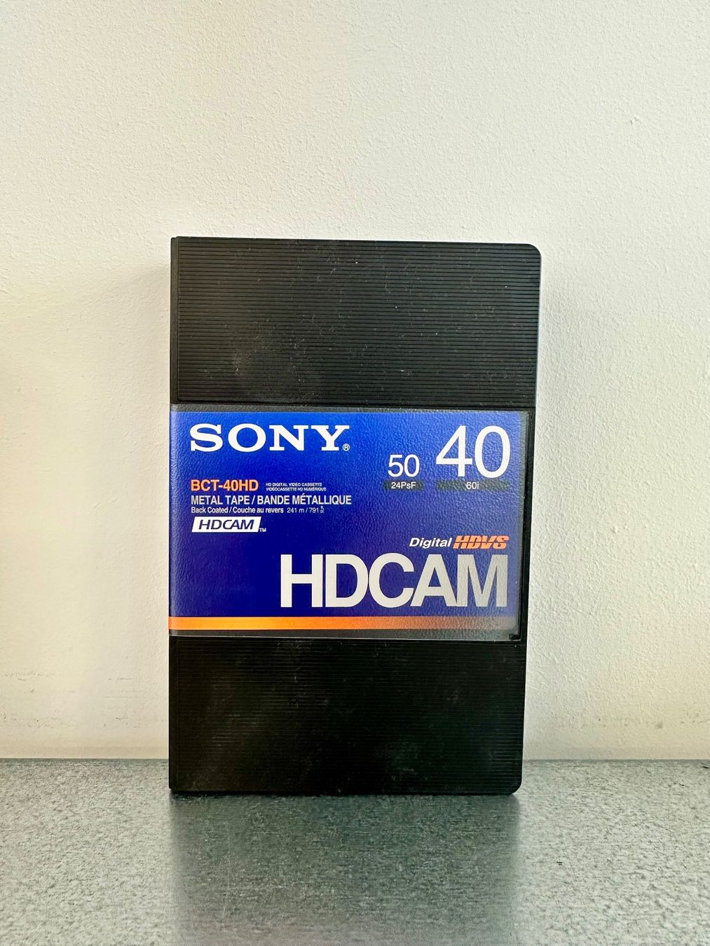 Leerkassetten: SONY BCTHD HDCAM 40 Min. Videokasette – Neu (gemäss Beschreibung) aus Basel von TweaklabAG