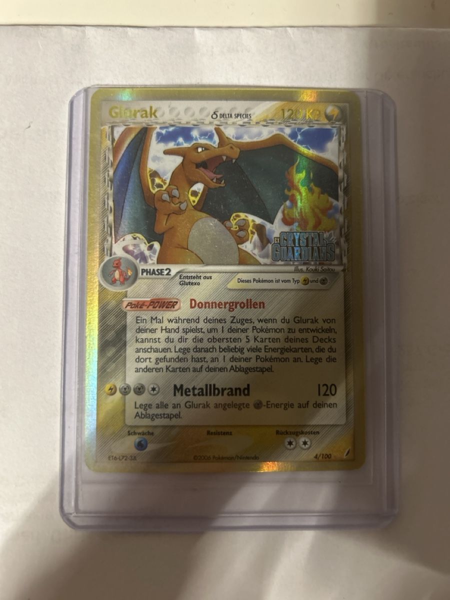 Pokémon Carte collezionabili: Glurak - Ex Crystal Guardians – Usato da Grossaffoltern venduto da M1KL