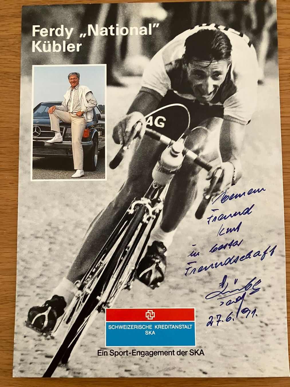 Autografi: Autogramm Ferdy Kübler – Nuovo (secondo la descrizione) da Richterswil venduto da solalex