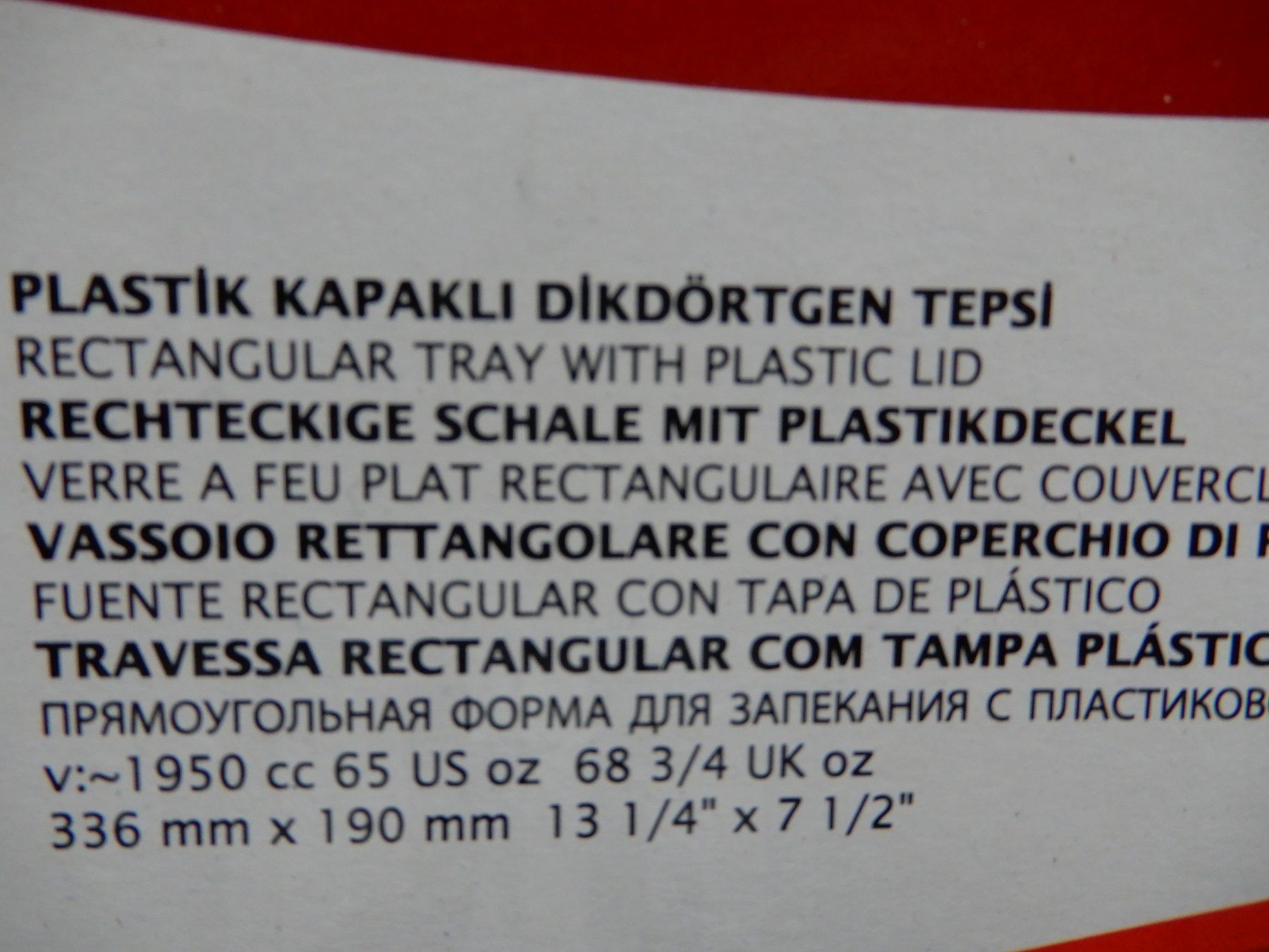 Teglie da forno: borcam, rechteckige Auflaufform mit Deckel – Nuovo (secondo la descrizione) da Burgdorf venduto da Liss 1