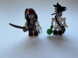 LEGO Pirates of the Caribbean poc012 Jack Sparrow & poc003
