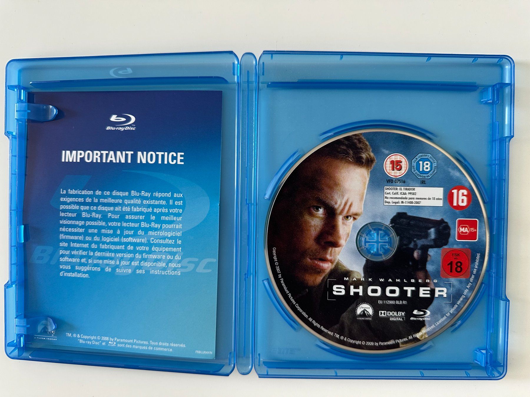 Tutti i DVDs: Shooter Blu-ray – Nuovo (secondo la descrizione) da Couvet venduto da Aura_aura 1