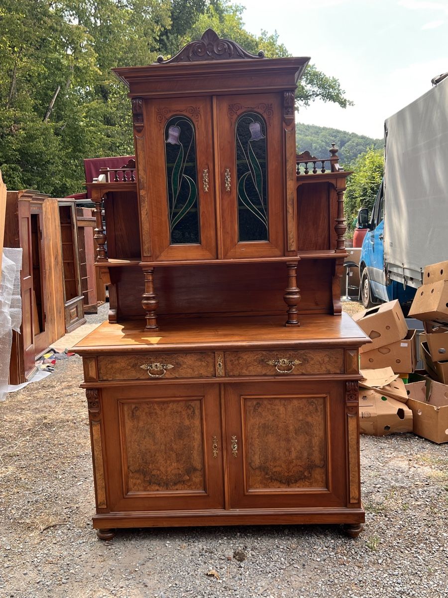 Büffets:  Antike Buffet /Vitrine (304) – Gebraucht aus Glattfelden von maa_qcj8