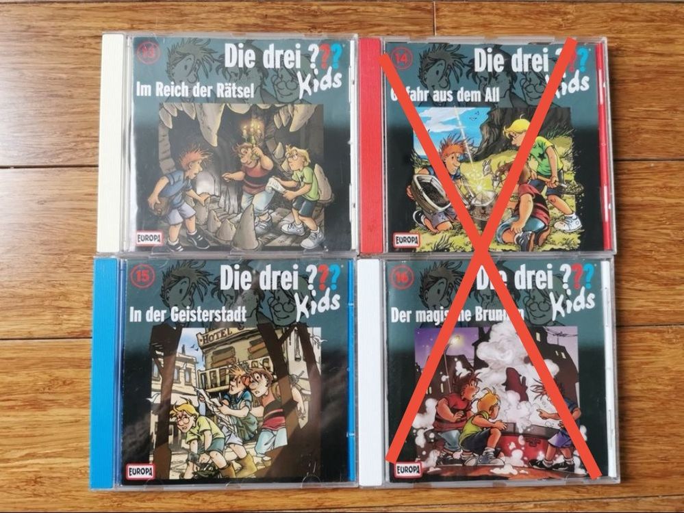 Die drei ??? Fragezeichen Kids CD's - Folgen 13 & 15 (Gebraucht) in ...