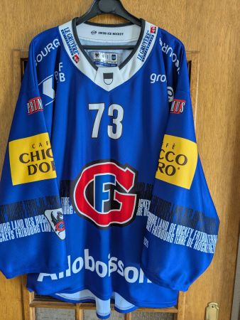 Maillot Fribourg Gottéron Sandro Schmid 73 - saison 2025-26