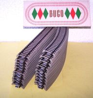 Buco H0 36A+D: 10 x Gerade + 10 x Bogen PuKo Gleise