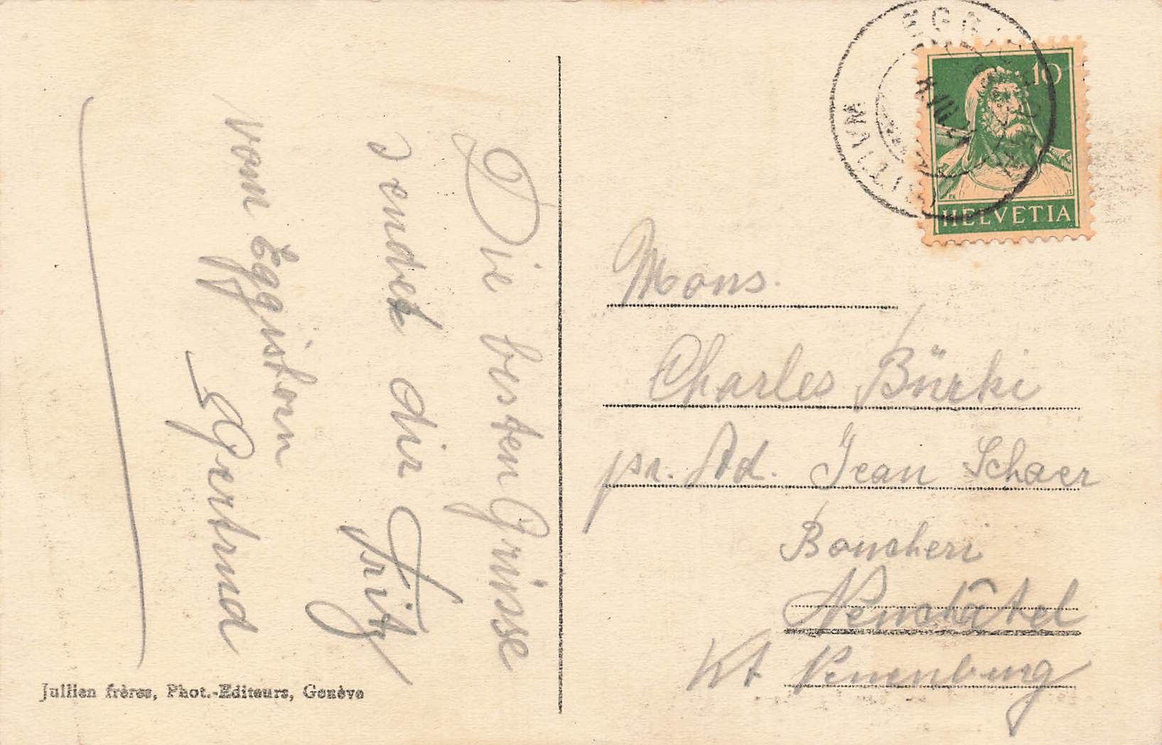 Cartoline postali: Hotel Jungfrau eggishorn – Usato da Biasca venduto da Blenio71 1