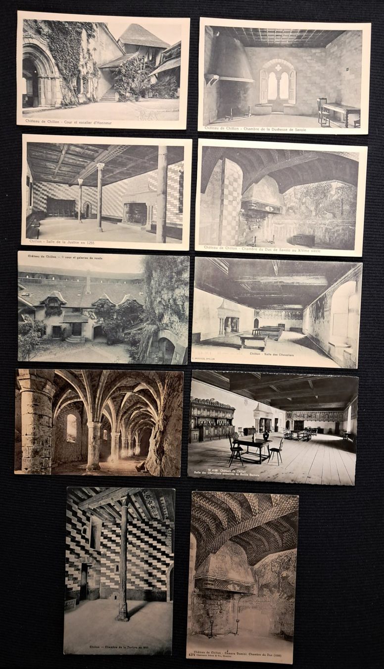 Cartoline postali: 10 CP CHATEAU DE CHILLON – Usato da Ponto Valentino venduto da giorgia06