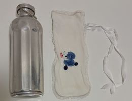 SIGG Alu Wärmeflasche Bettflasche mit Schutzhülle bébé-jou