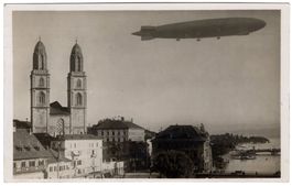 Amerika-Zeppelin über Zürich