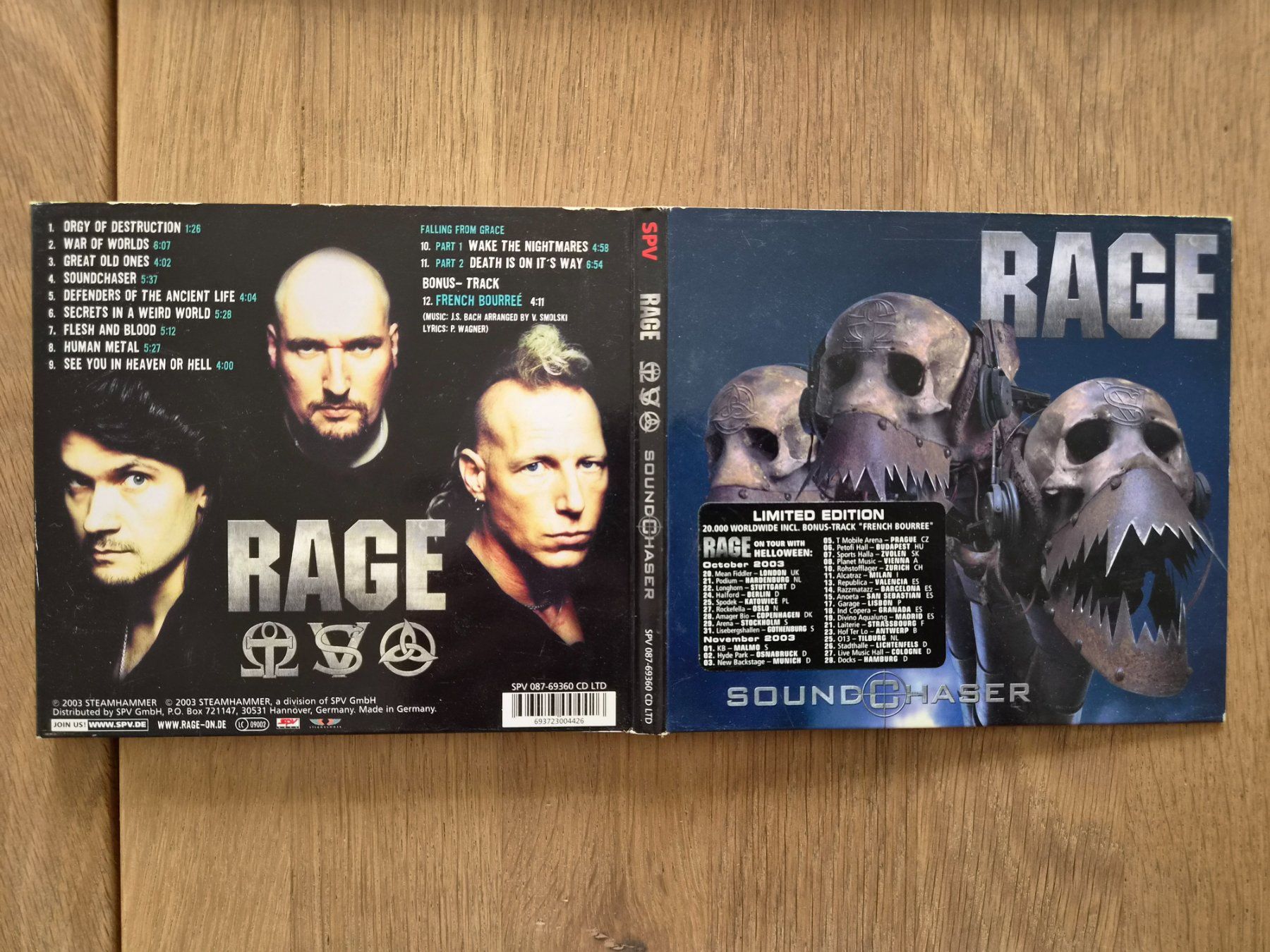 CDs: CD Rage - Soundchaser - Limited Edition, 2003 – Gebraucht aus Nebikon von Harley-Davidson01