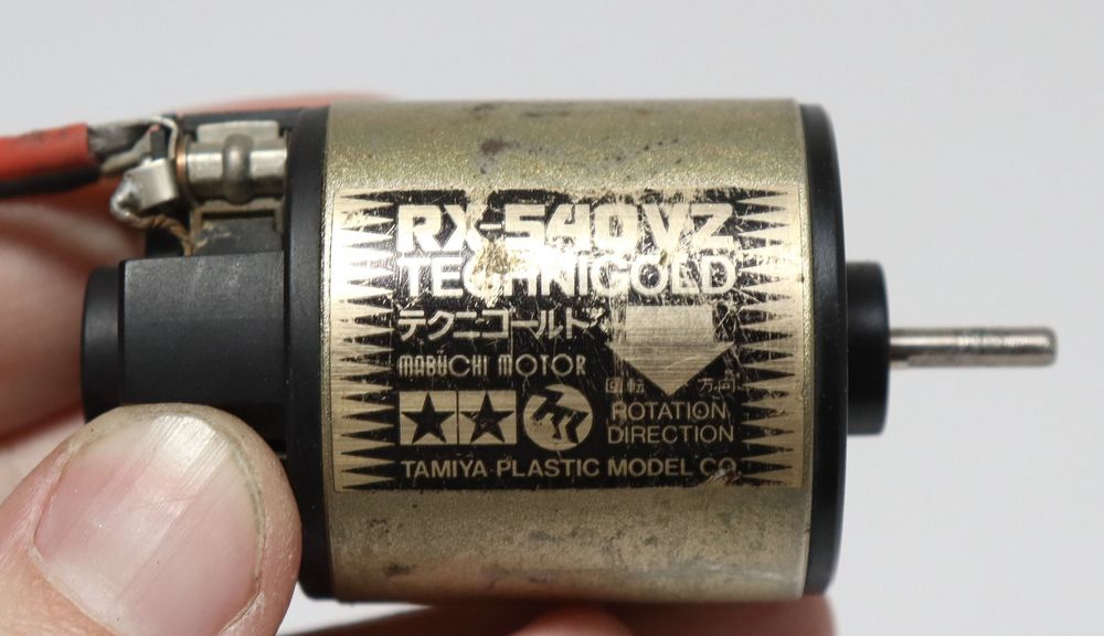 希少 TAMIYA RX-540VZ TECHNIGOLD モーター Tamiya RX-540VZ Technigold Brushed Motor vintage (Gebraucht) in