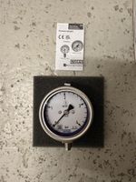 2x WIKA Rohrfederanometer, CrNi-Stahl 232.30.063 - Neu!