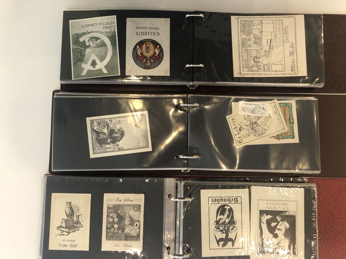 Poster & Bilder: Grosse Sammlung Ex-Libris in 3 Alben - viele limitierte ! – Gebraucht aus Lufingen von Rac0 7