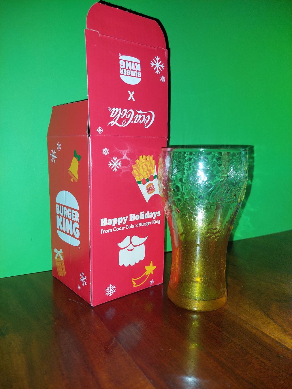 Coca-Cola Bicchieri: Burger King Cola Glas Gold – Nuovo e nell'imballaggio originale da Beckenried venduto da Havacola 5