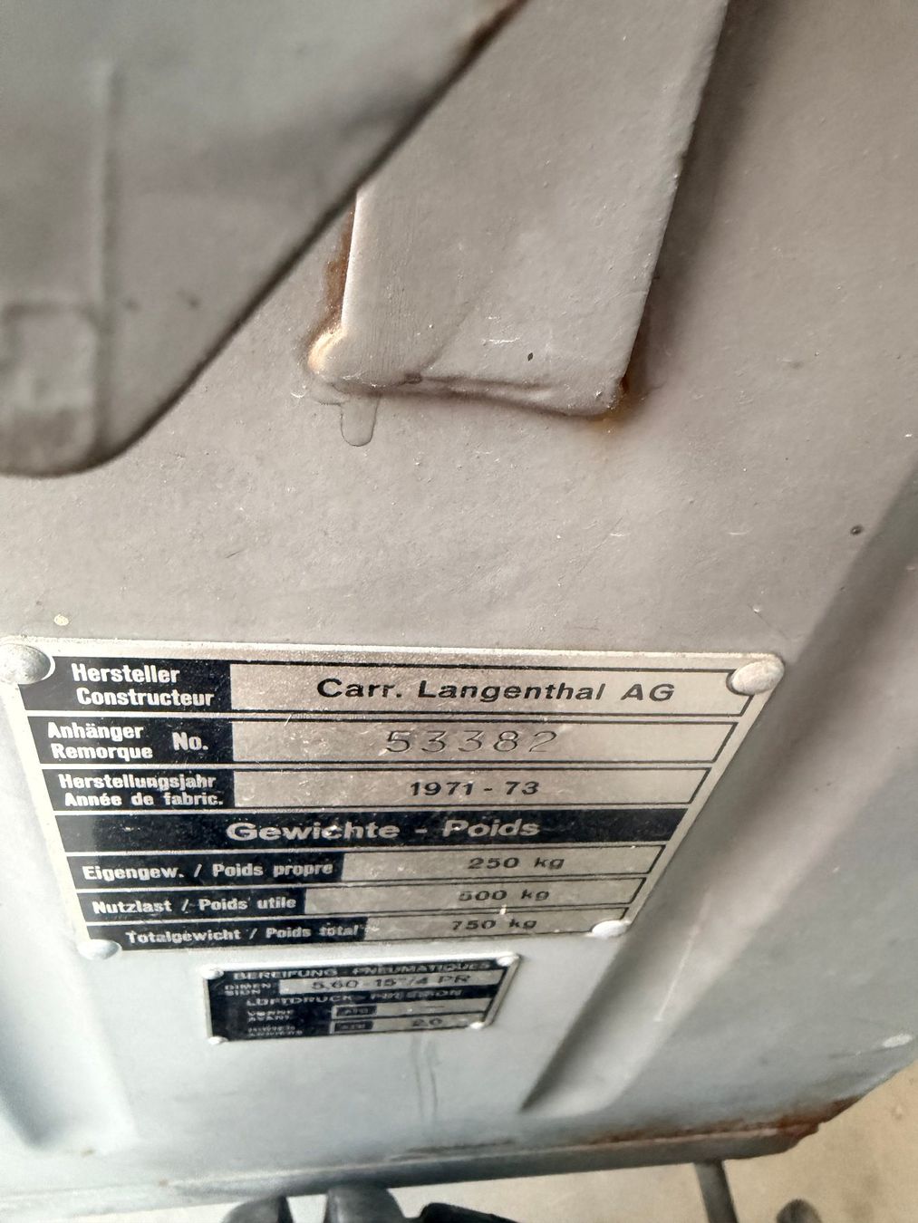 Bzs Remorques: Zivilschutz Anhänger / Materialanhänger mit Blache – D'occasion à Büron par 009001 1