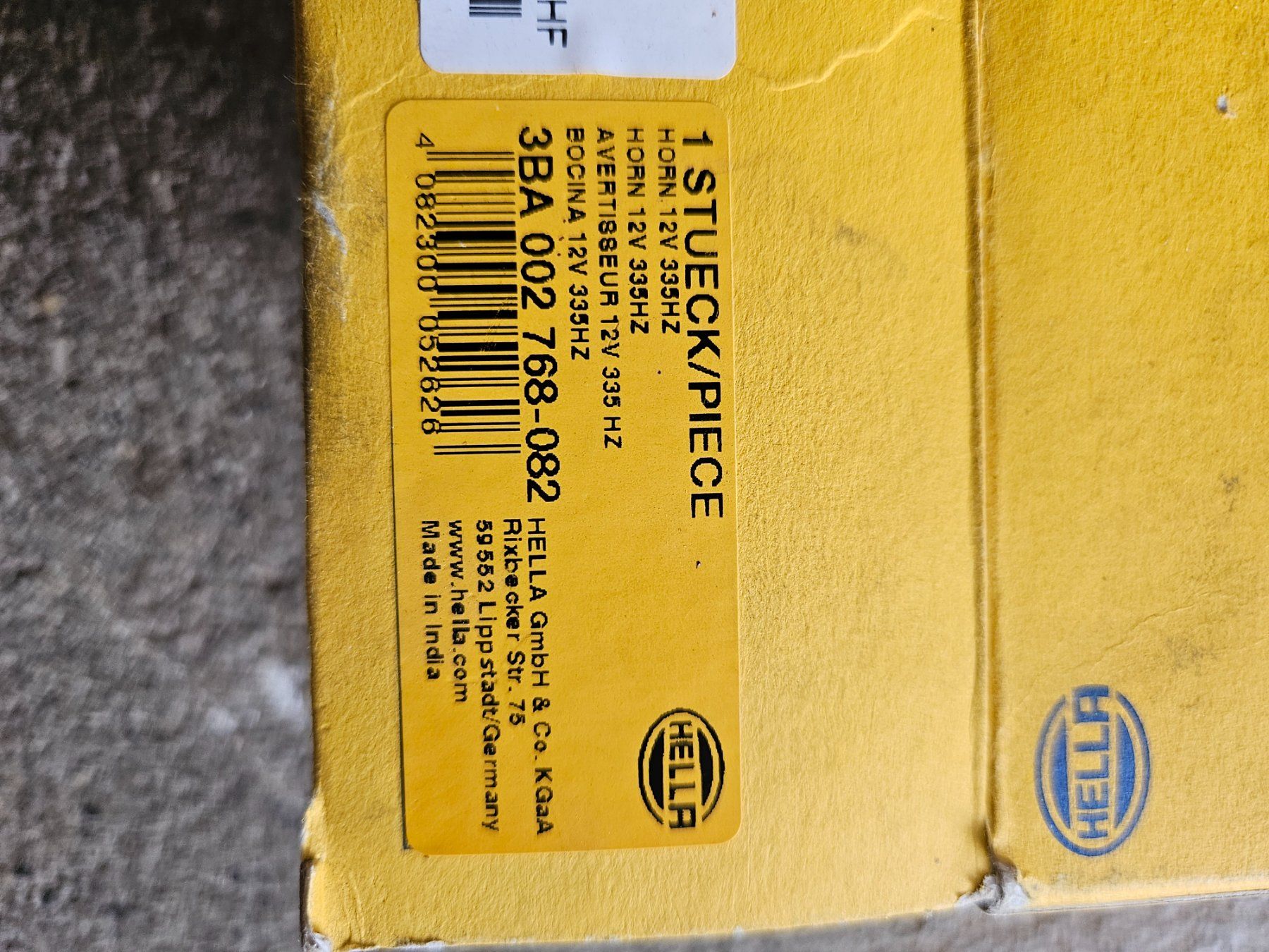 Accessori per altri veicoli: Tellerhorn Hella 12V 355Hz – Nuovo e nell'imballaggio originale da Biberist venduto da simsalabim04 2