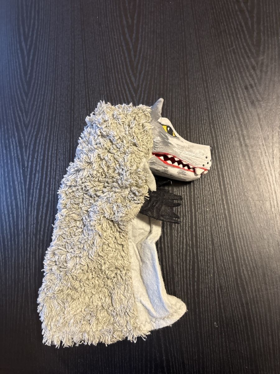 Statuette: Handpuppe Wolf, Kasperletheater  – Usato da Frick venduto da Marktpilot 1