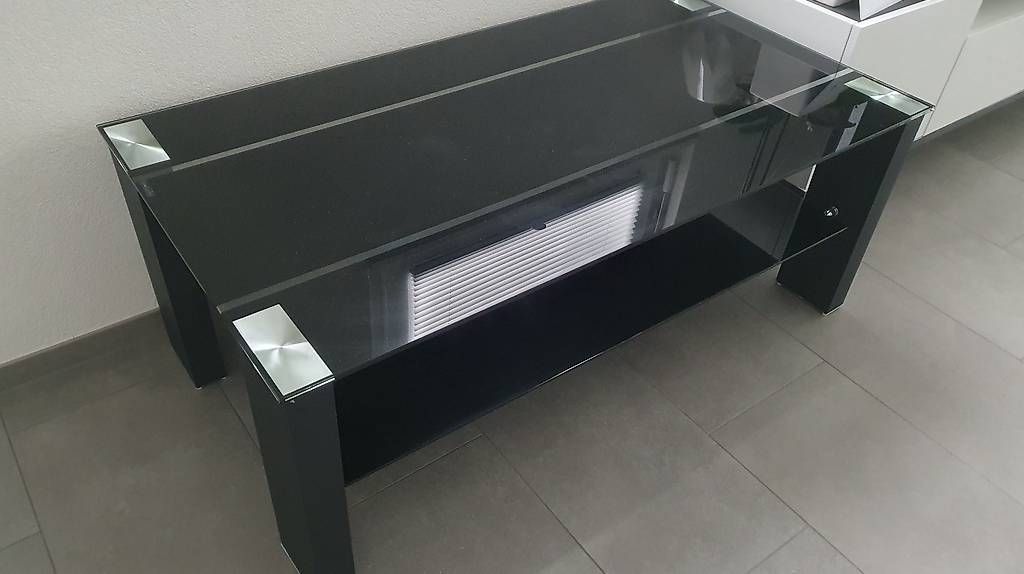 Tische: Couchtisch schwarz aus Glas – Gebraucht aus Basel von Ringe1 1
