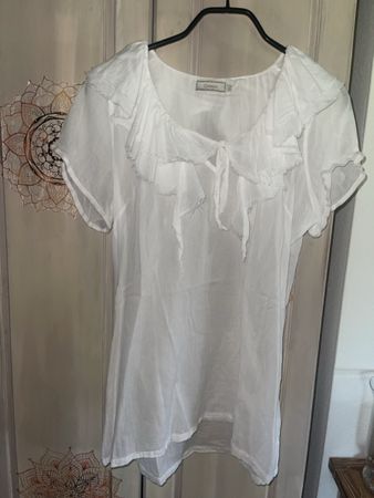 Spezielle Bluse, Weiss, Gr42