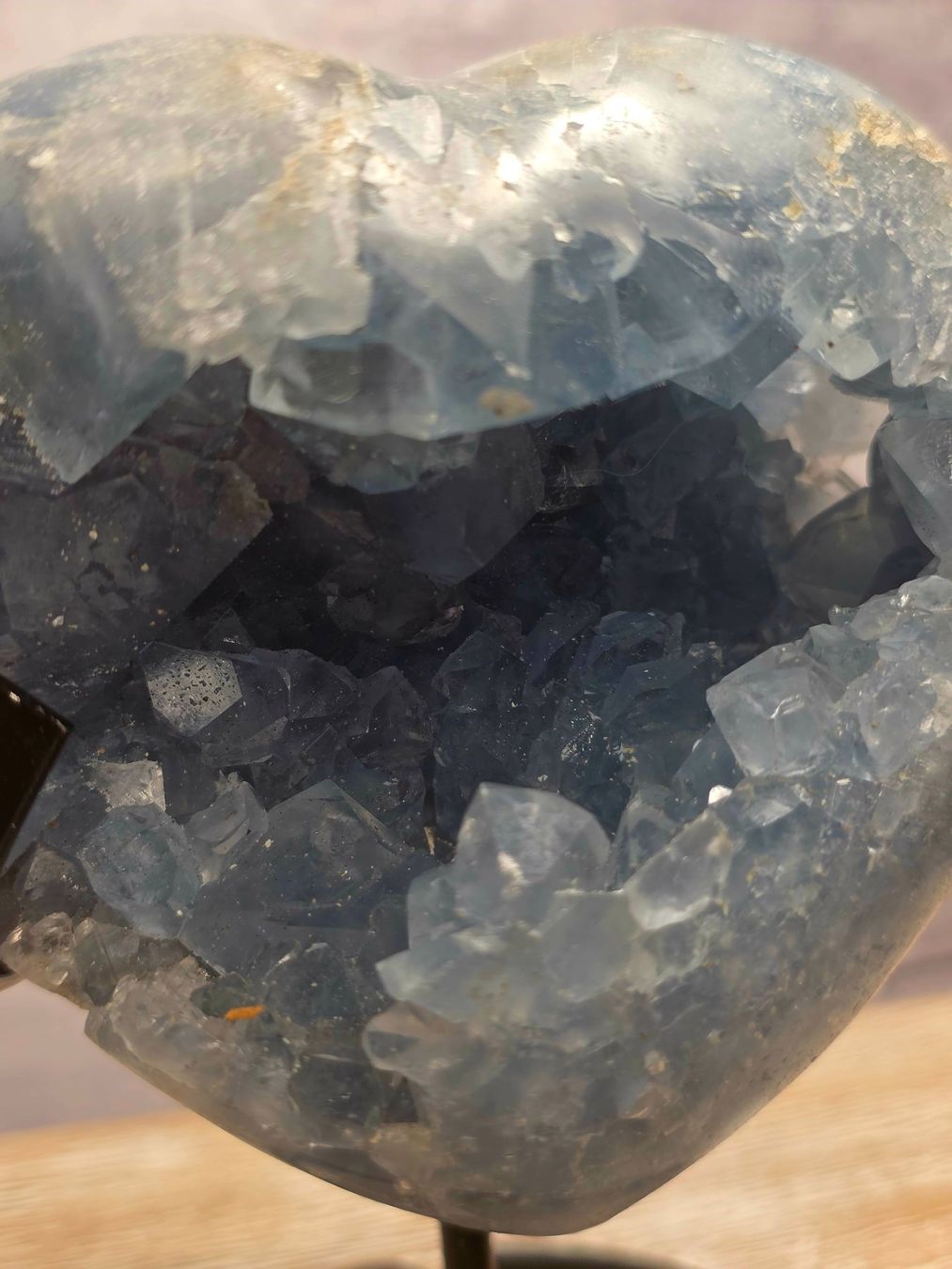 Minerali & Pietre curative: Celestit Herz 705g – Nuovo e nell'imballaggio originale da Matzingen venduto da Shay_Crystalz 2