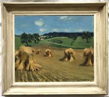 Friedrich "Fritz" Brunner (*1920) - Gemälde - Öl auf Platte
