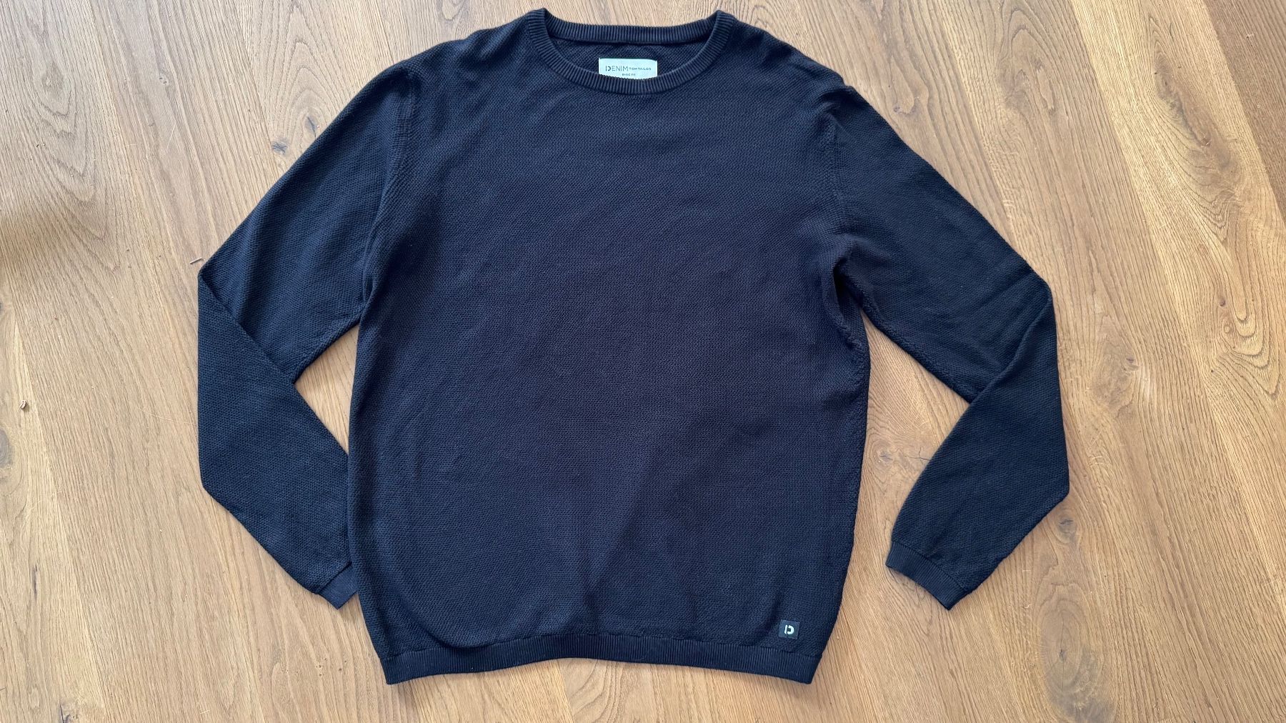 Tom Tailor Pullover & Sweatshirts: Tom Tailor Denim Herrenpullover Basic Fit Schwarz Gr. L – Gebraucht aus Riehen von To120