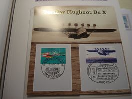 Folder Dornier Flugboot DoX, 2012, Schweiz-Deutschland