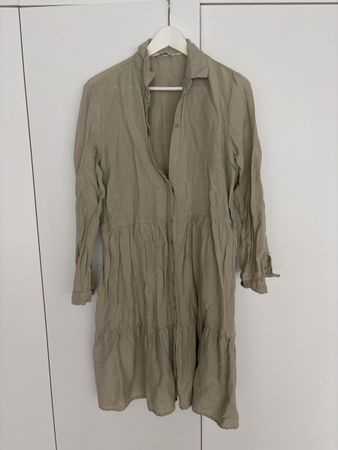 Kleid Esprit, langärmlig, beige