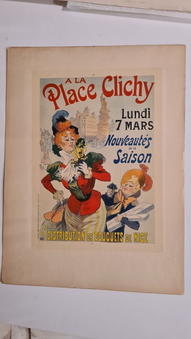 Grafica & Litografie: René L.Péan Ori. Lithogr. Um 1900 – Usato da Emmenbrücke venduto da Kunstankaufverkauf9