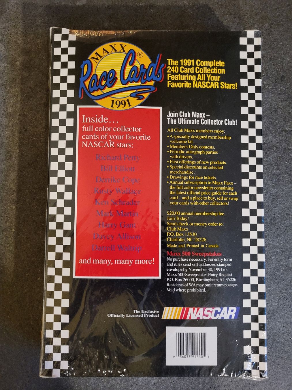 Sammelbilder & Trading cards: Originalverpackt: NASCAR Maxx Race Cards 1991! – Neu und originalverpackt aus Benken SG von WALUK 3
