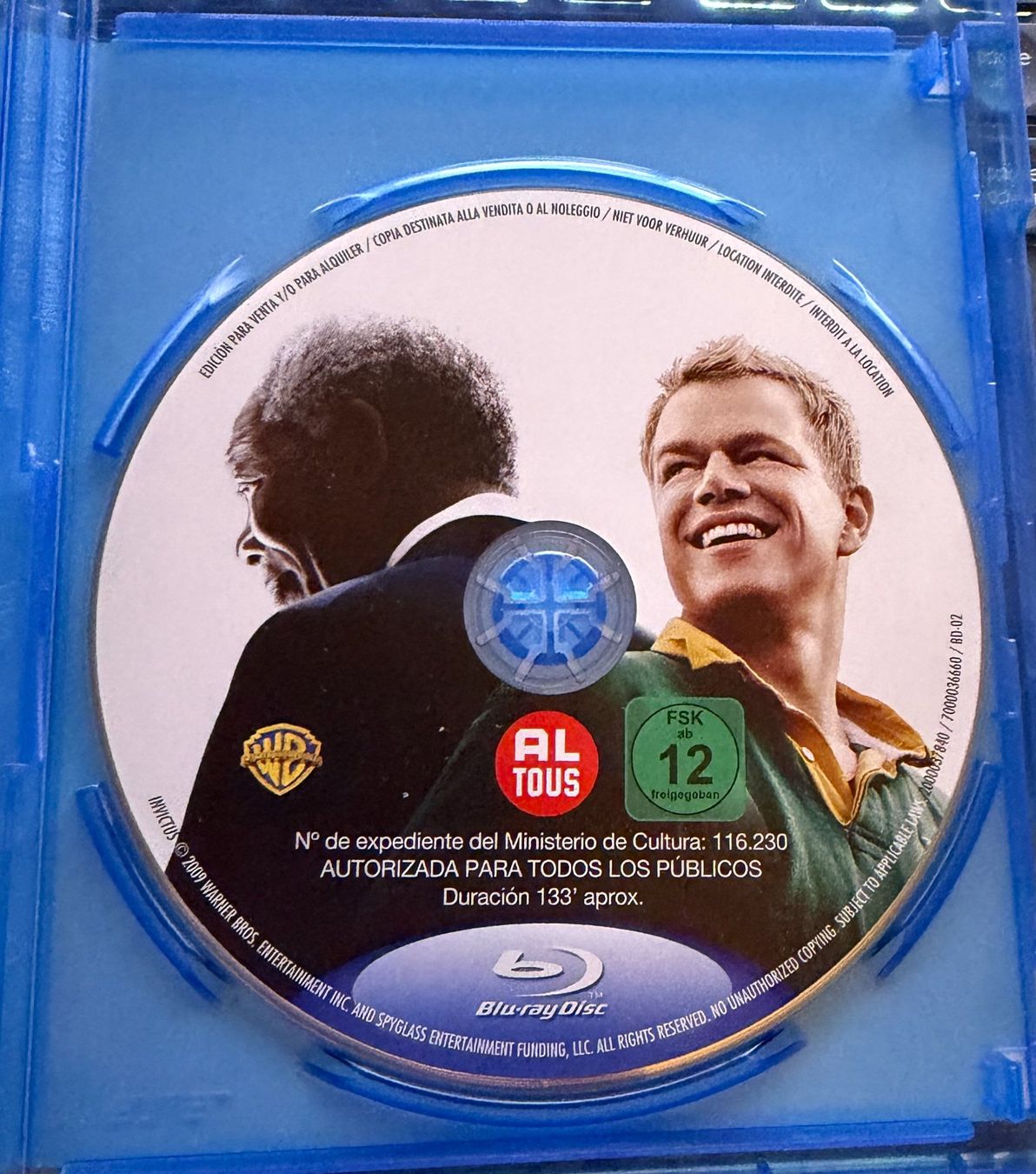 Tutti i DVDs: Invictus (2009) - Blu-ray – Usato da Semsales venduto da __Florian__ 3