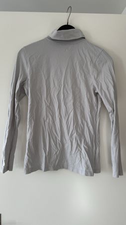 Crane Ski Rollkragenshirt, Size M, Light Gray Top