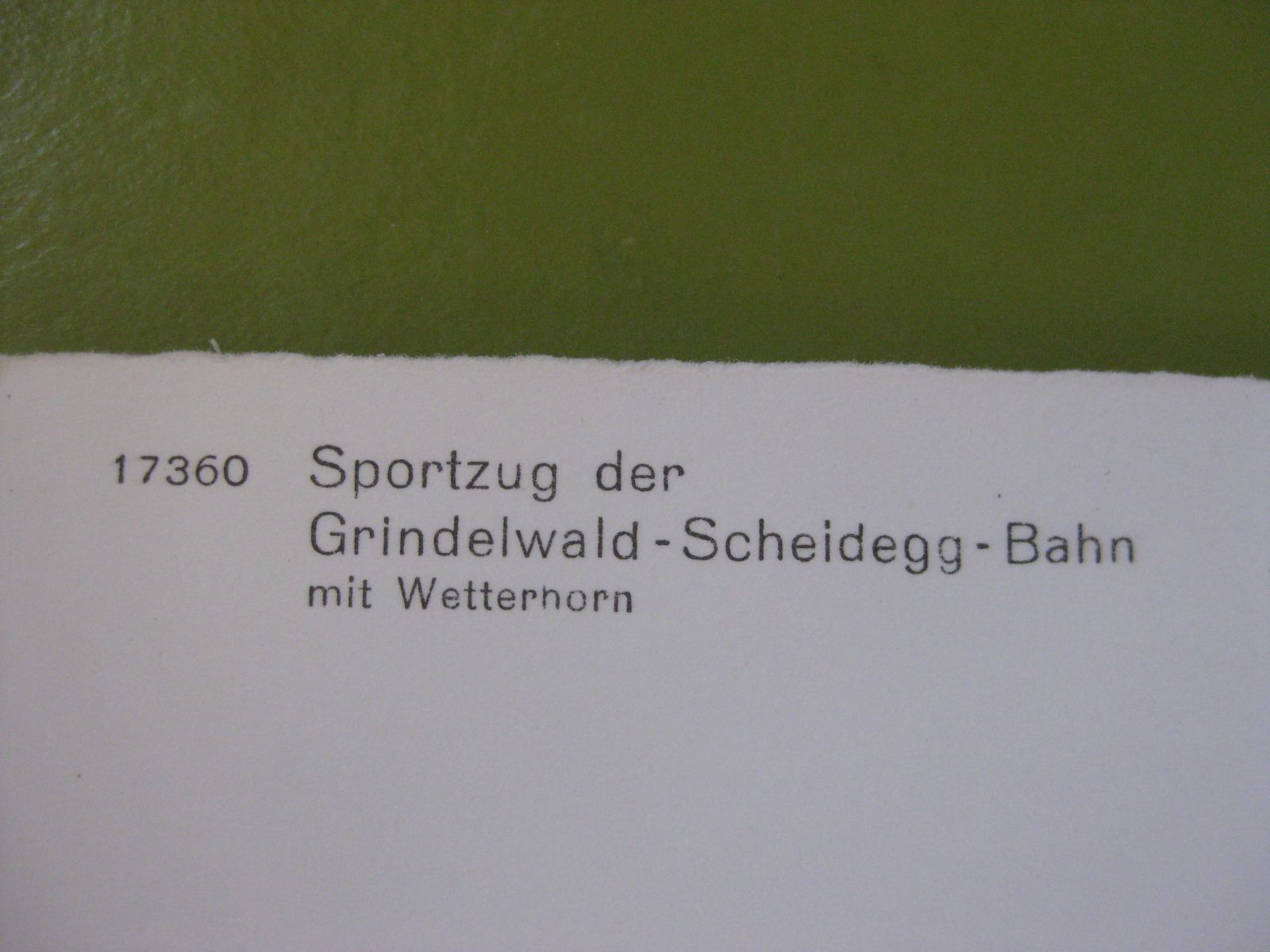 Cartoline postali: AK Bei Grindelwald mit Sport-Zug – Usato da Malters venduto da Marosko 2