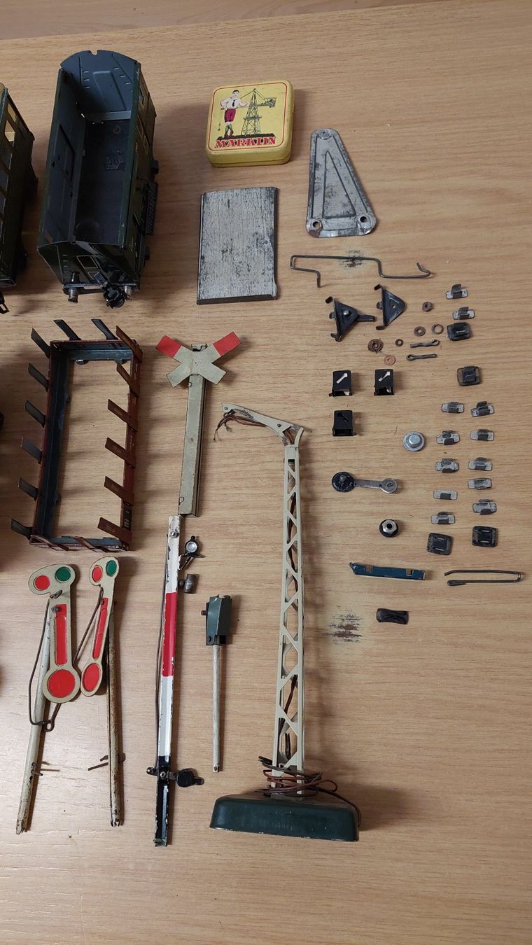 Modellini di ferrovie: Tinplate Bastelware Spur 0 – Difettoso da Wädenswil venduto da Frosch33 4