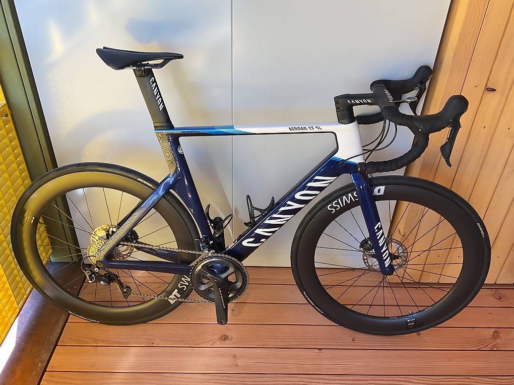 Canyon Biciclette: Aeroad CF SL 8 Disc 2022 Grösse L Aero Rennrad – Usato da Kriens venduto da jer_f6yy